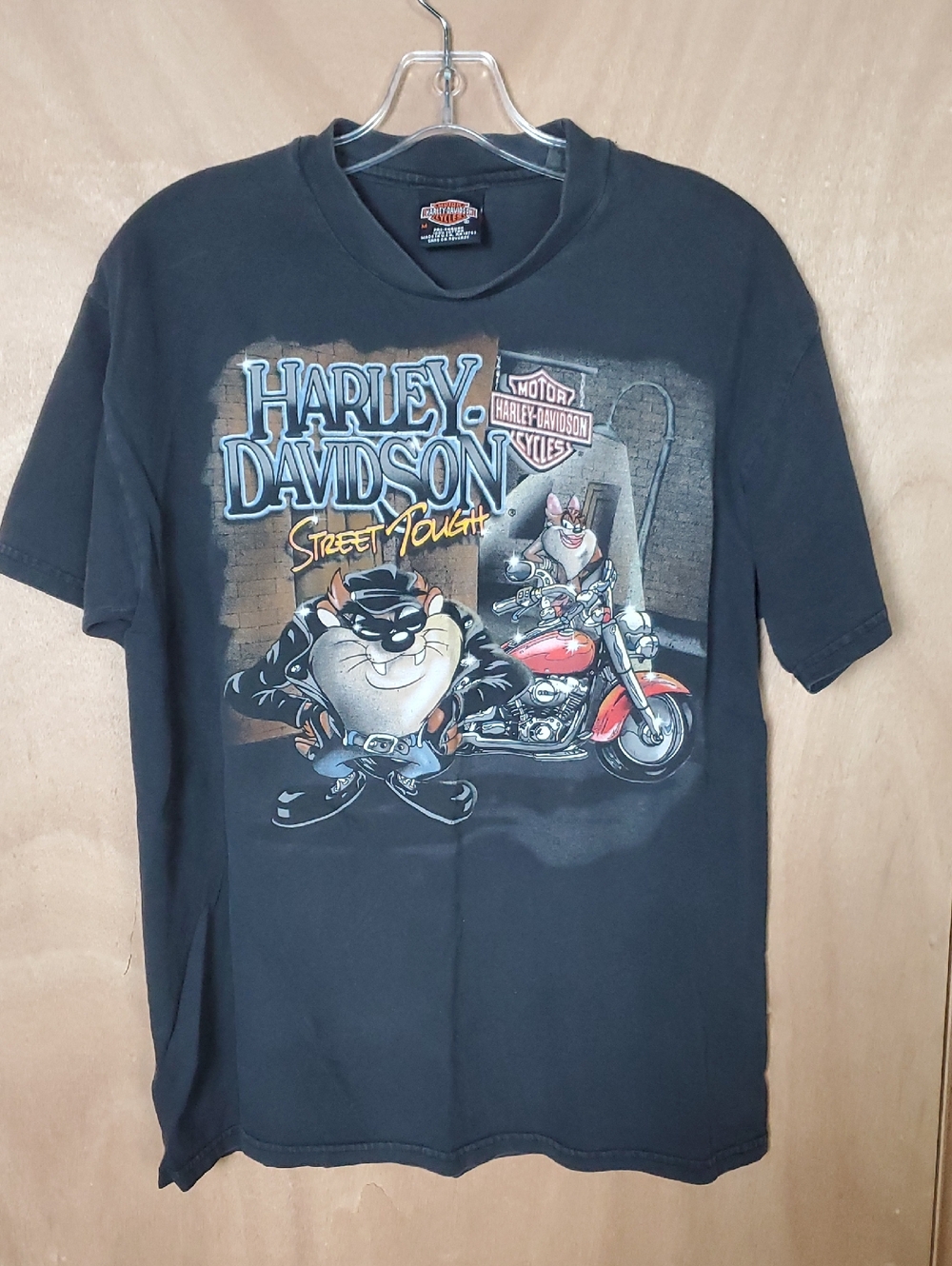 Harley-Davidson Black Tee with Orange Logo